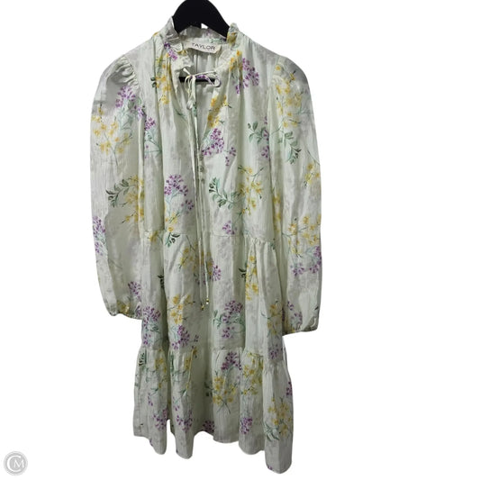 Dress Casual Midi By Taylor In Floral Print, Size: S