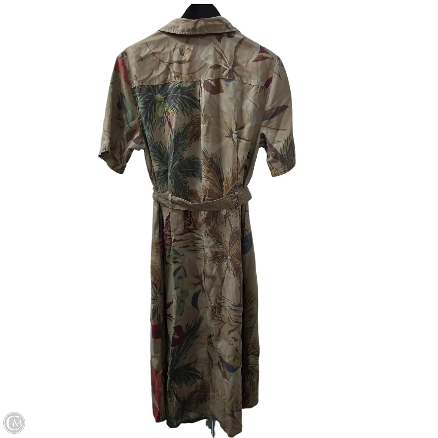 Dress Casual Midi By Desigual In Tropical Print, Size: M