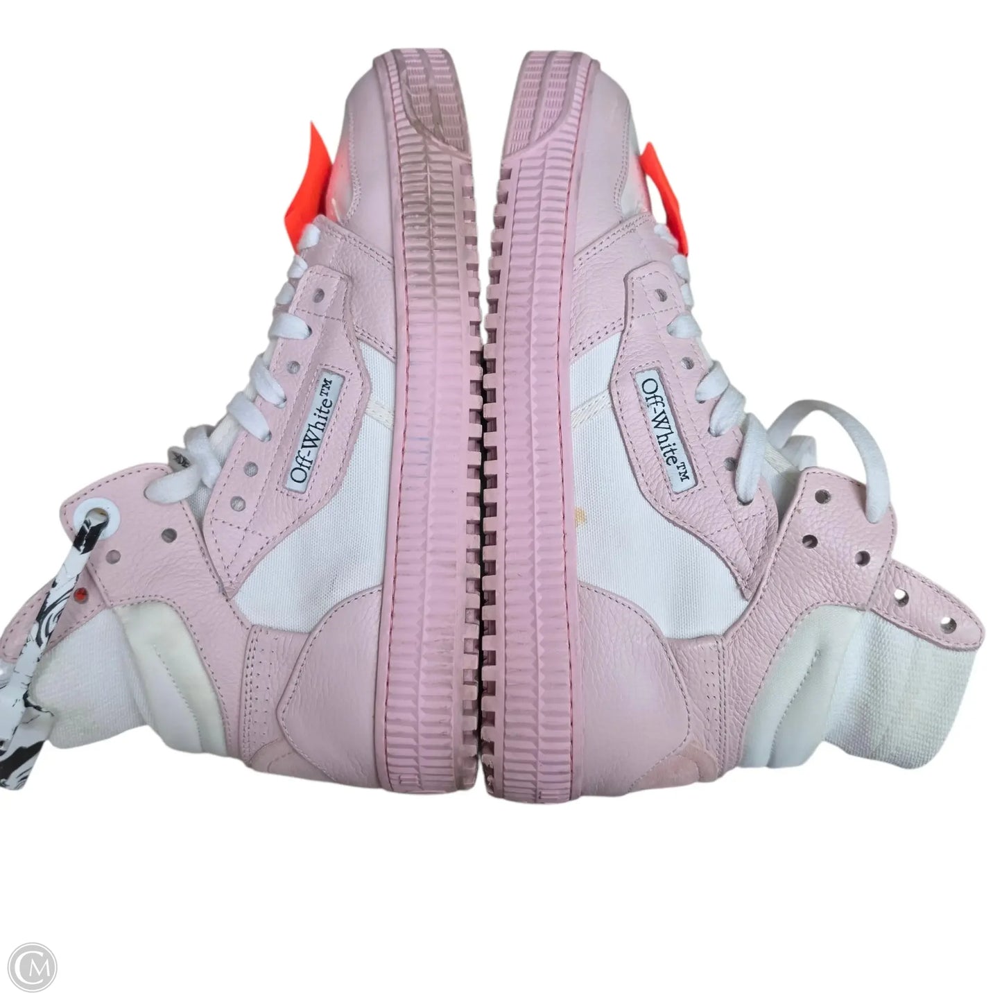 Shoes Luxury Designer By Off-white In Pink & White, Size: 11