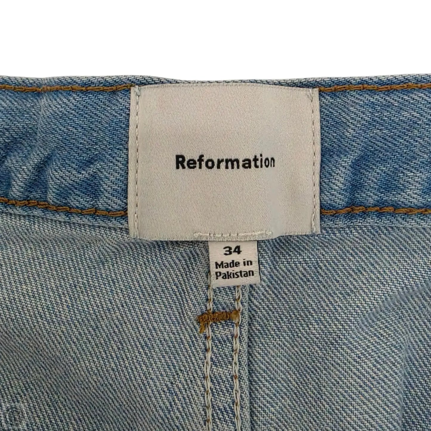 Pants Wide Leg By Reformation In Blue, Size: 18