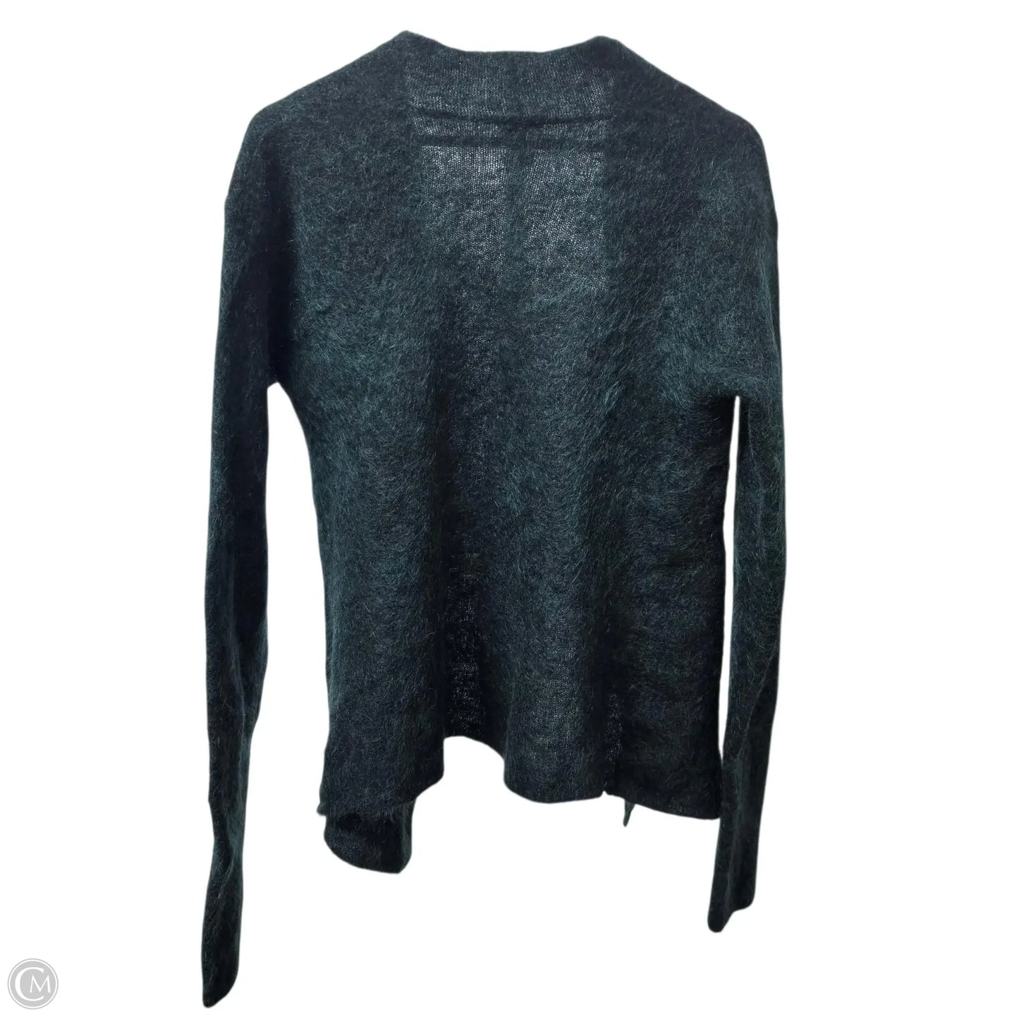 Sweater Cardigan By Eileen Fisher In Green, Size: S