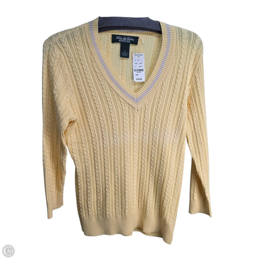 Sweater By Brooks Brothers In Yellow, Size: S