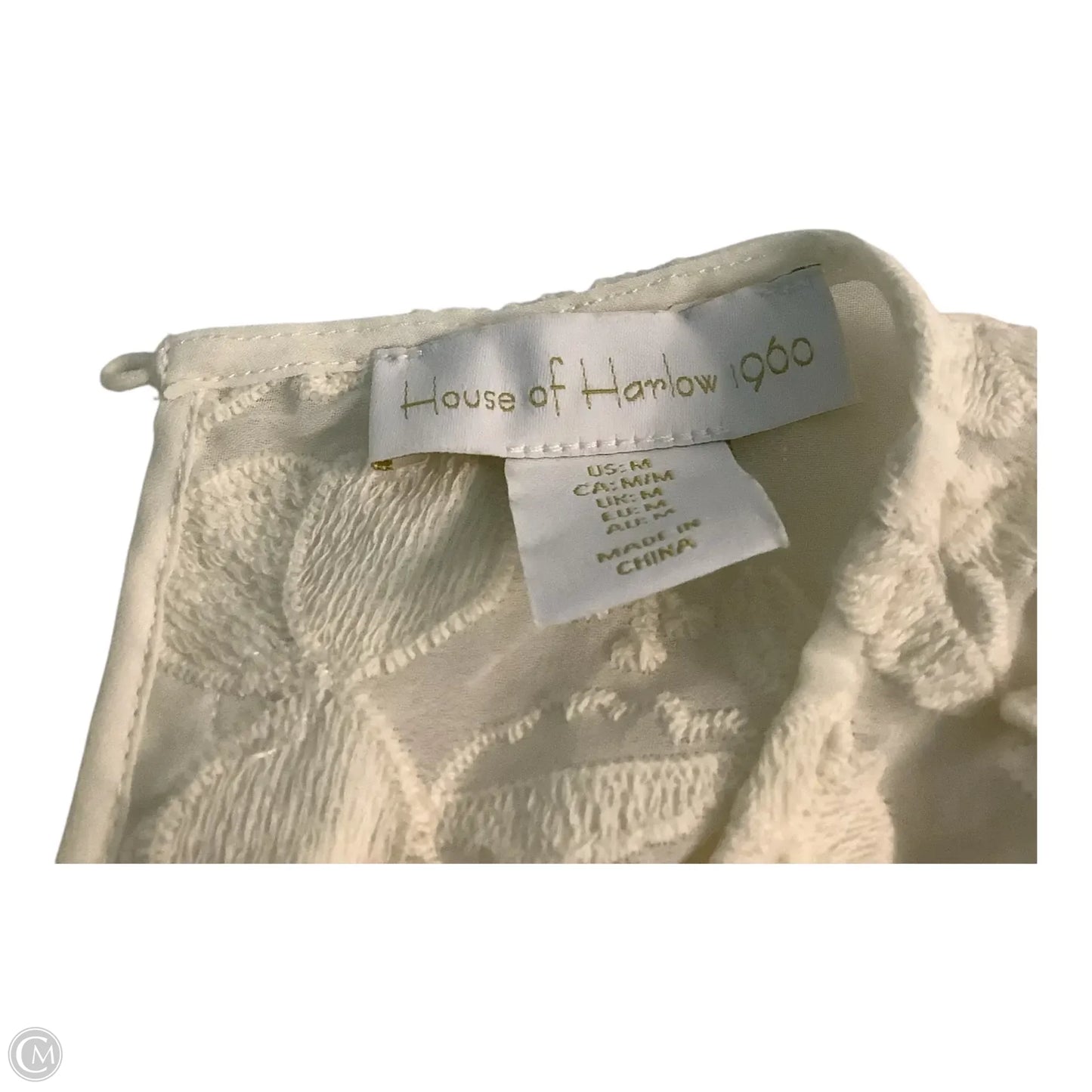 Top Long Sleeve By House Of Harlow In Cream, Size: M