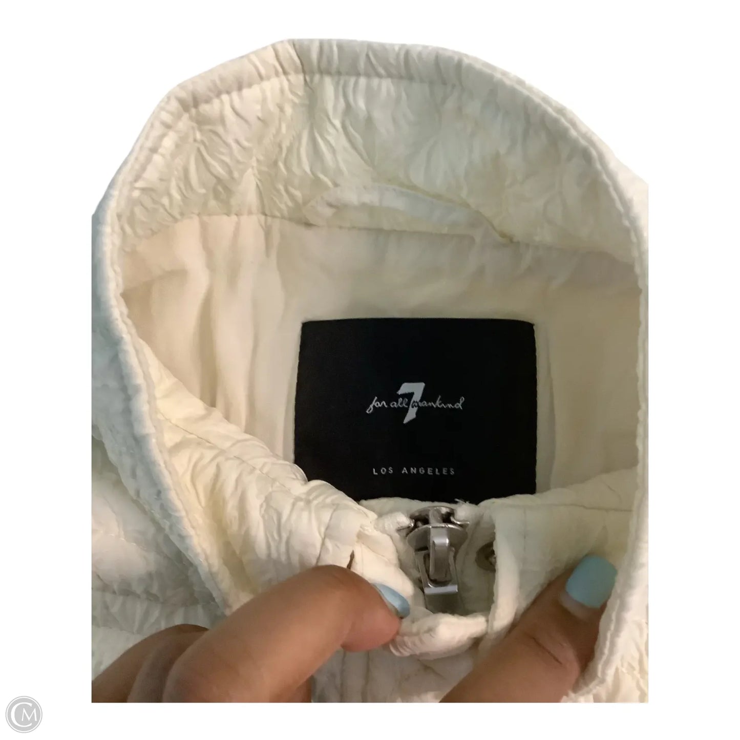 Jacket Other By 7 For All Mankind In Cream, Size: S