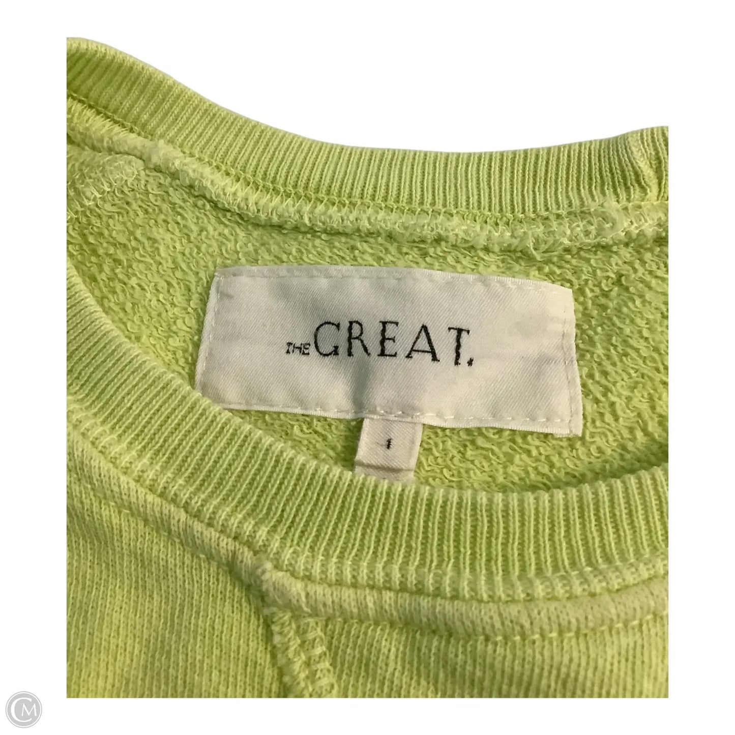 Top Short Sleeve By The Great. In Green, Size: S