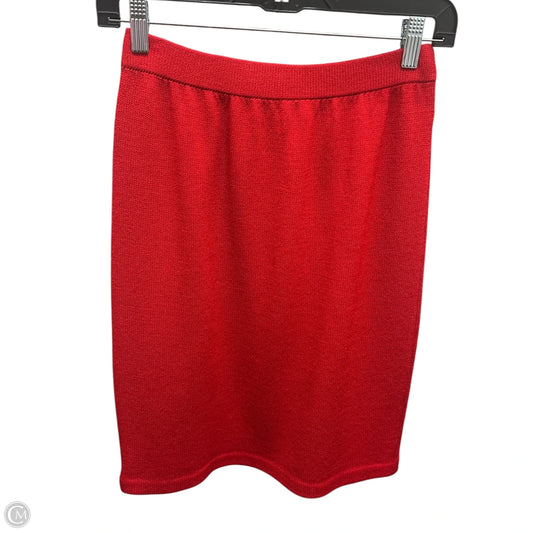 Skirt Luxury Designer By St John Collection In Red, Size: 4