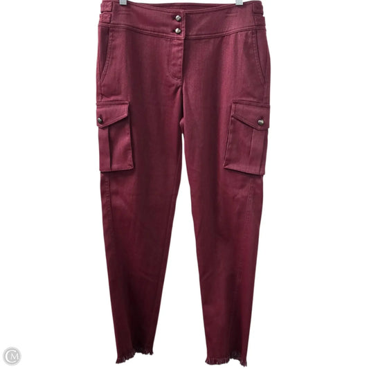 Pants Cargo & Utility By Worth Ny In Maroon, Size: 6