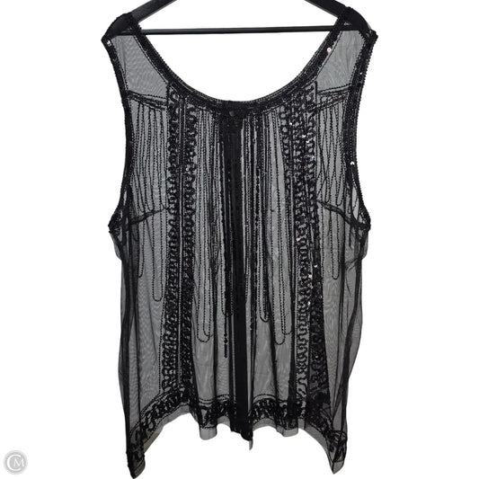 Top Sleeveless By Torrid In Black, Size: 4x