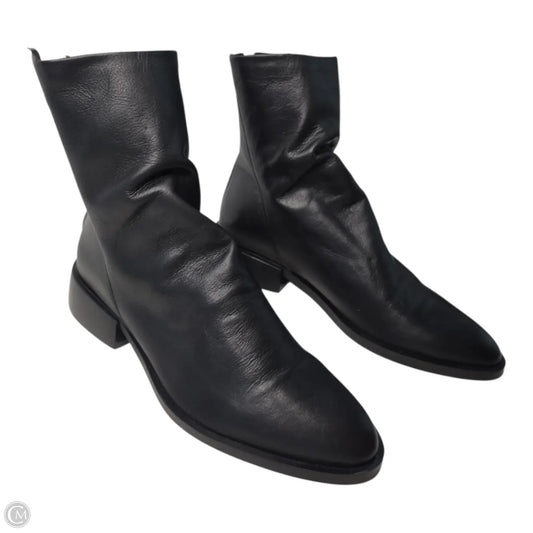 Boots Ankle Flats By Steve Madden In Black, Size: 8