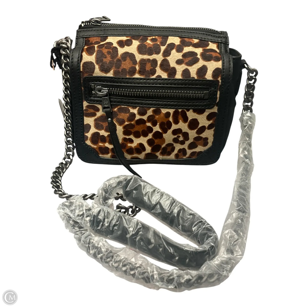 Handbag Leather By Ash, Size: Small