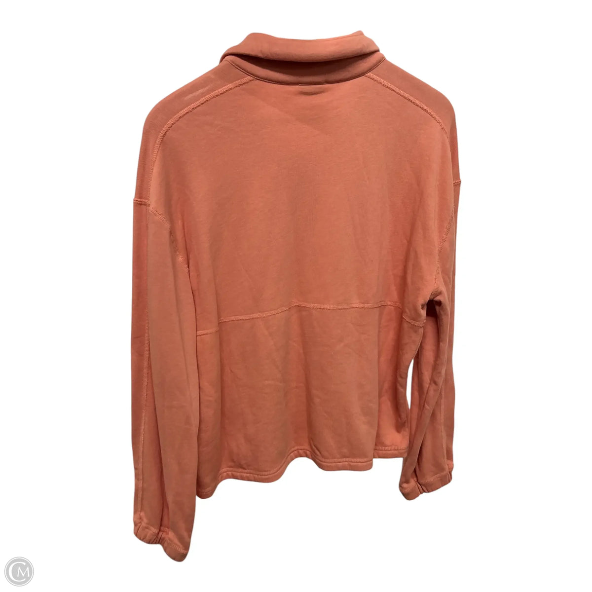 Sweatshirt Collar By Faherty In Orange, Size: S