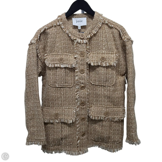 Blazer By Joie In Tan & White, Size: 6