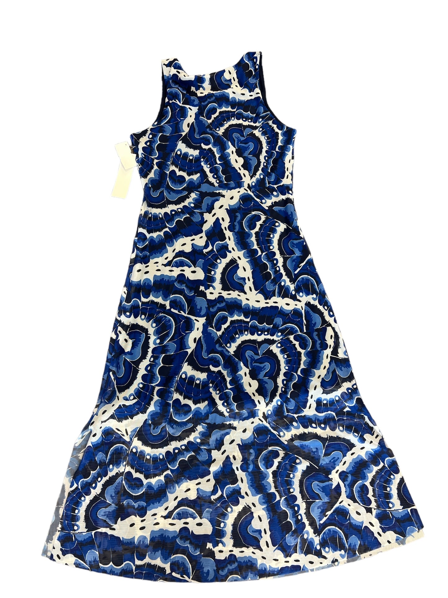 Blue & White Dress Casual Midi Desigual, Size M