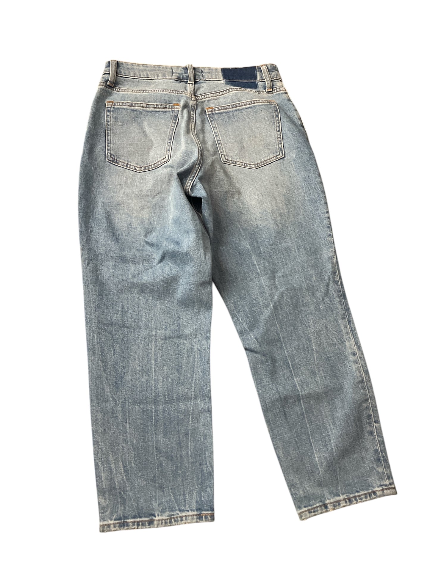 Jeans Straight By Good American In Blue Denim, Size: 18