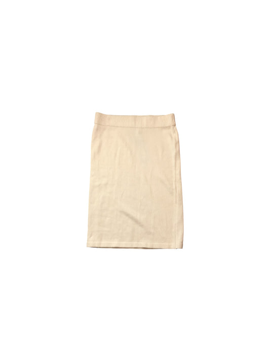 Skirt Midi By Vero Moda In Cream, Size: L