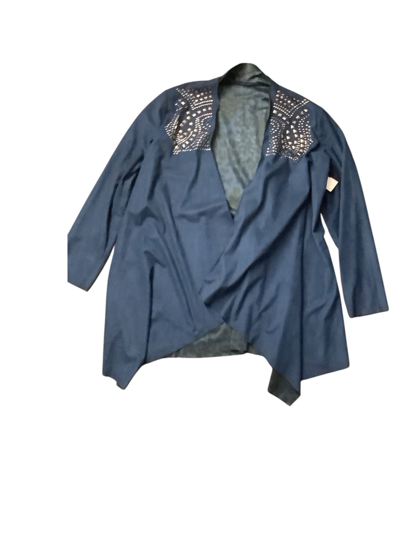 Cardigan By Alberto Makali In Blue, Size: L