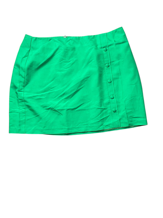 Skirt Midi By Eloquii In Green, Size: 16