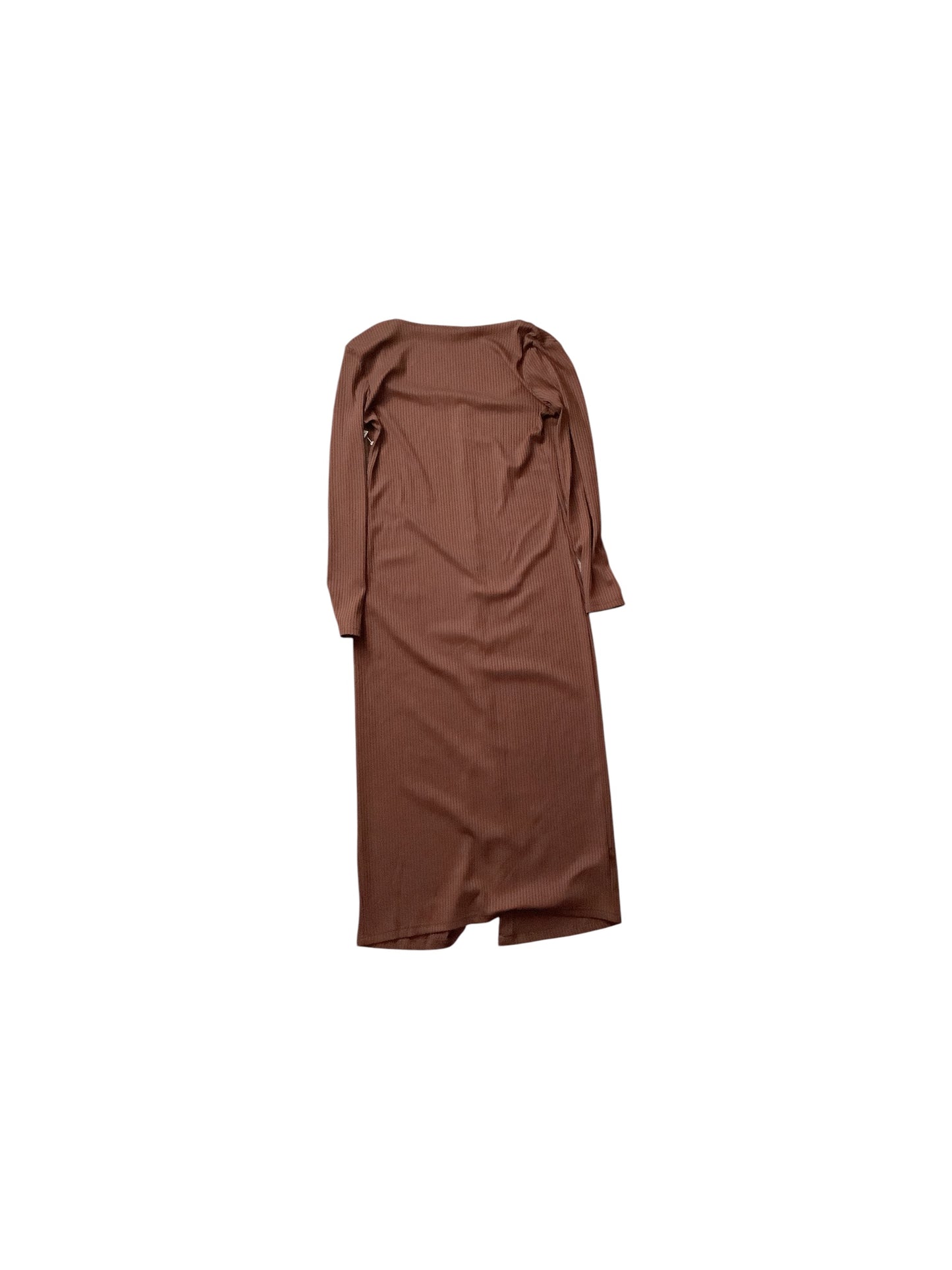 Dress Casual Maxi By Mng In Brown, Size: 10