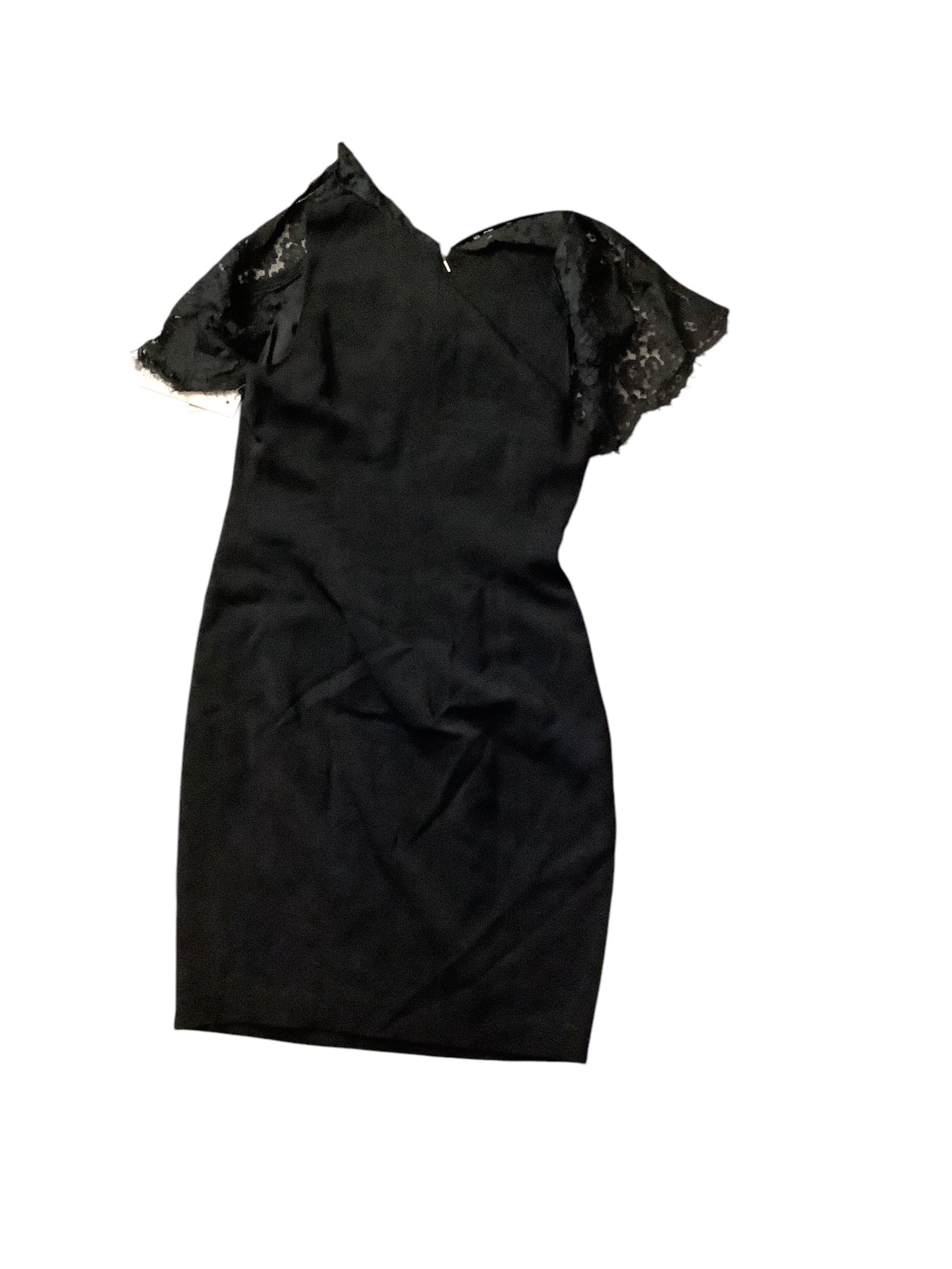 Dress Casual Midi By Rebecca Taylor In Black, Size: 12