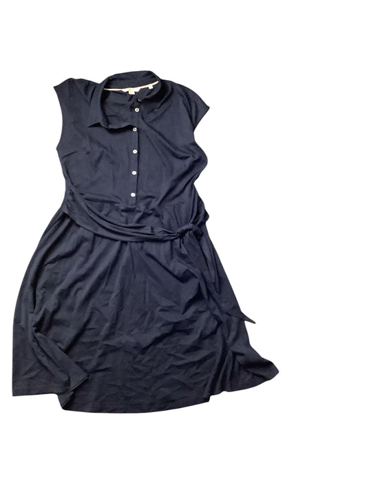 Dress Casual Midi By Boden In Navy, Size: 12p