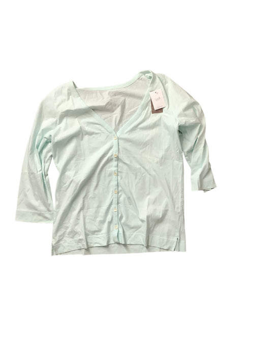 Top Long Sleeve Basic By J. Jill In Green, Size: M