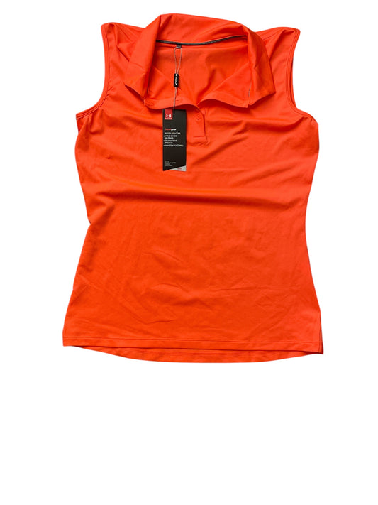 Athletic Tank Top By Under Armour In Orange, Size: M