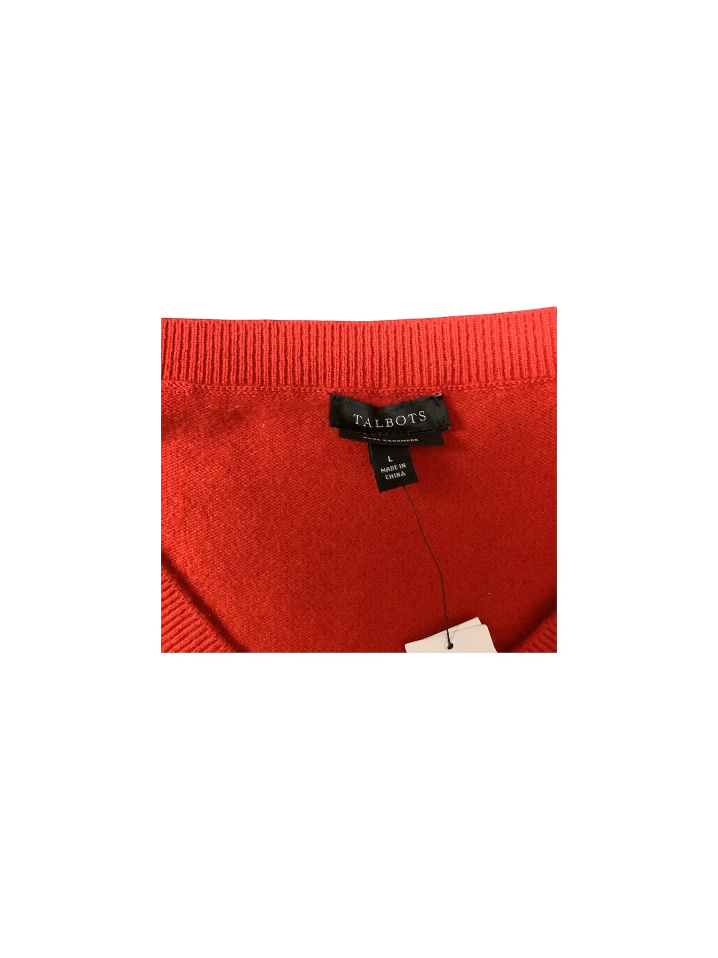 Sweater Cashmere By Talbots In Red, Size: L