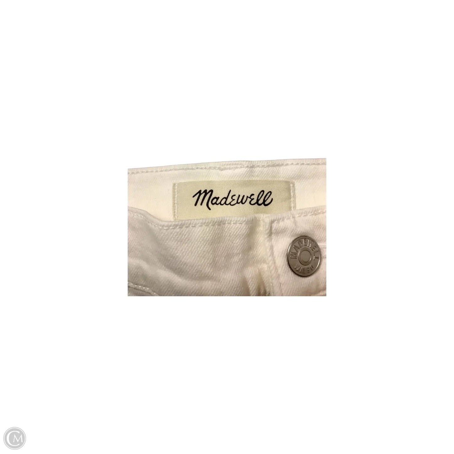 Jeans Boyfriend By Madewell In Cream, Size: 14