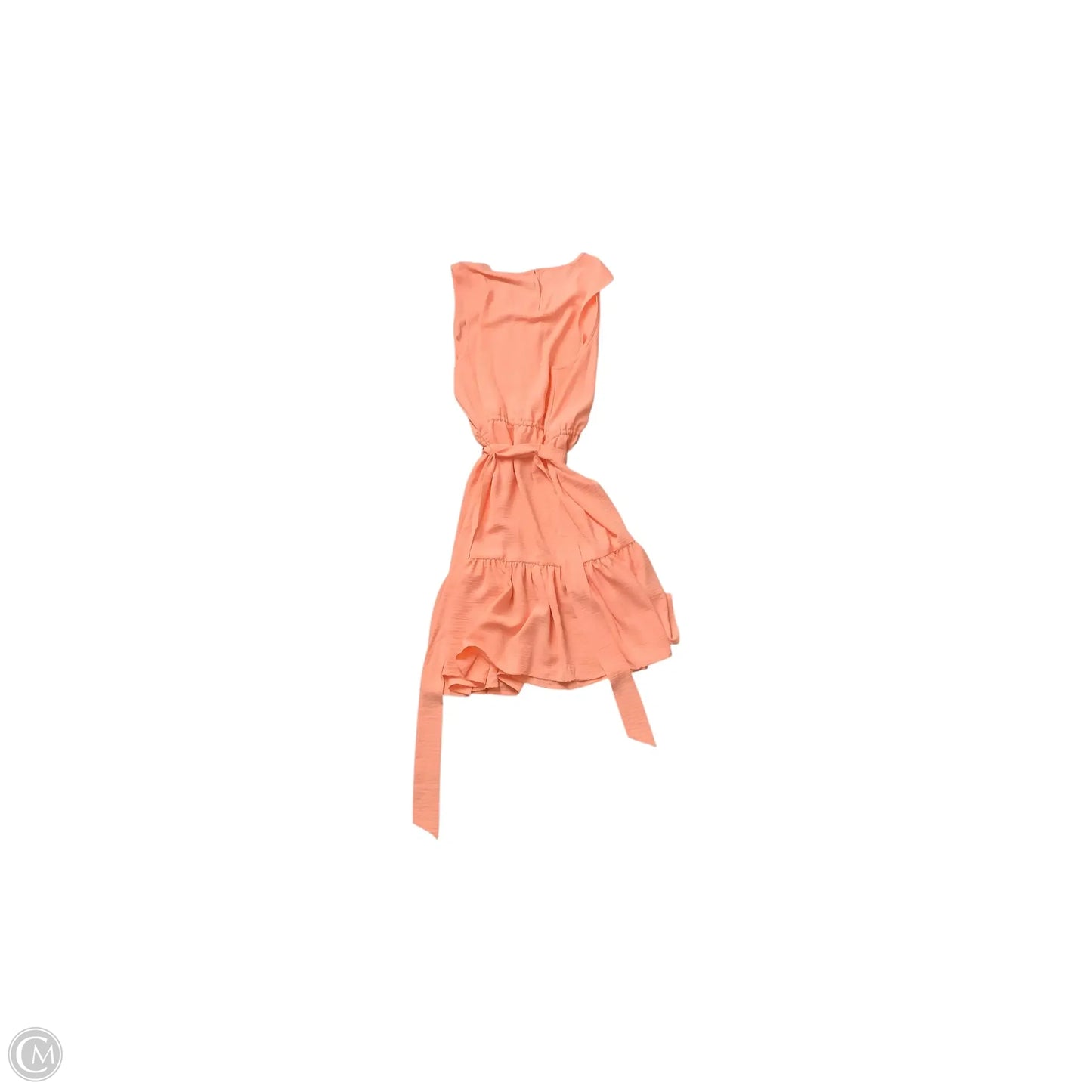 Dress Casual Midi By Dkny In Peach, Size: 16