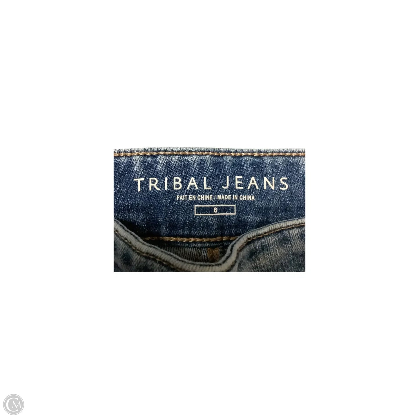 Jeans Jeggings By Tribal In Blue, Size: 6