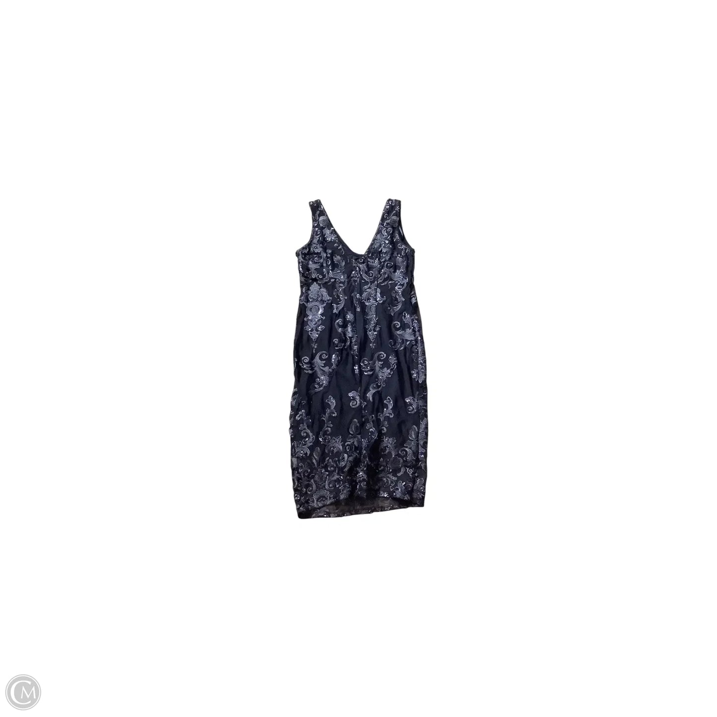 Dress Party Midi By Marina In Navy, Size: 8