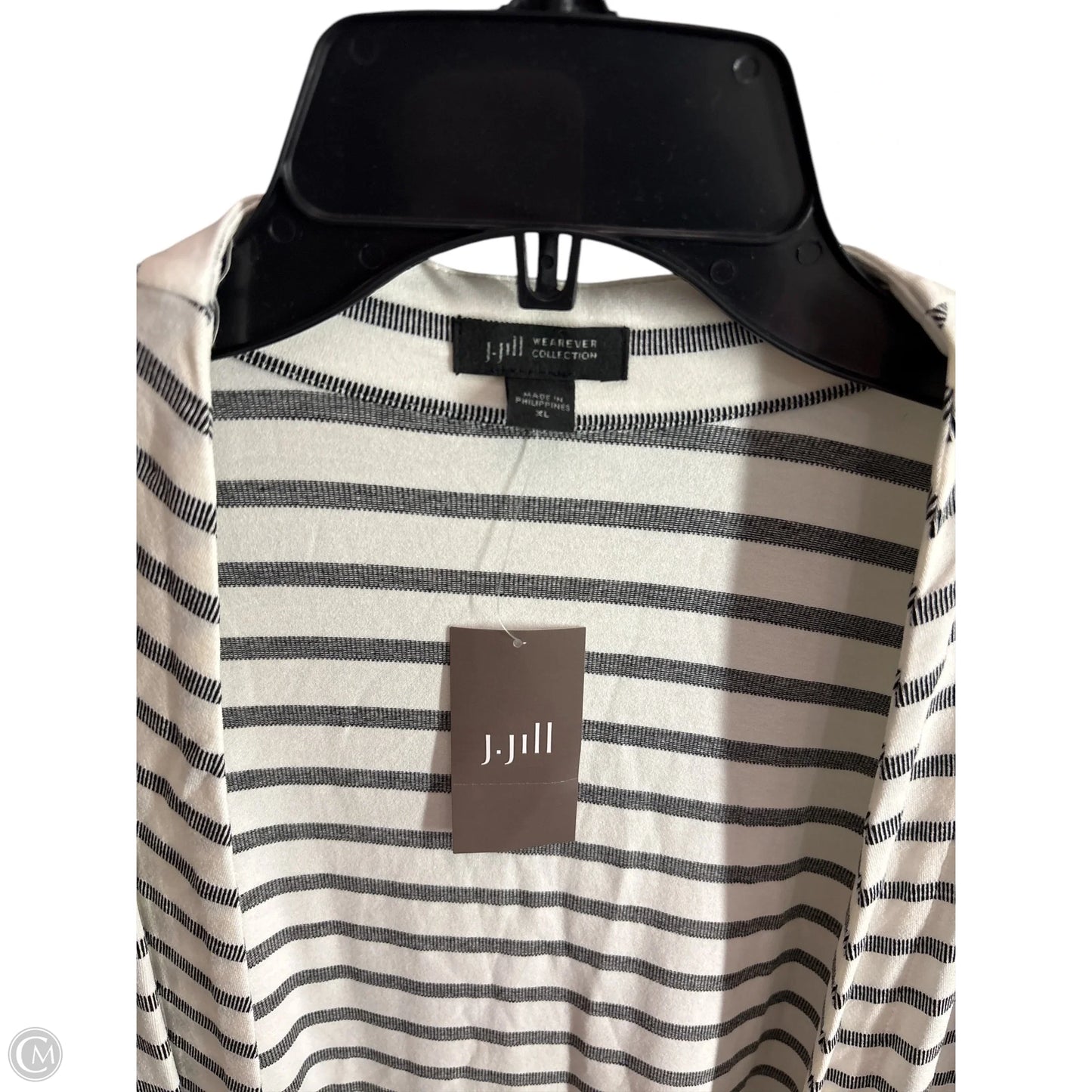 Cardigan By J. Jill In Striped Pattern, Size: Xl