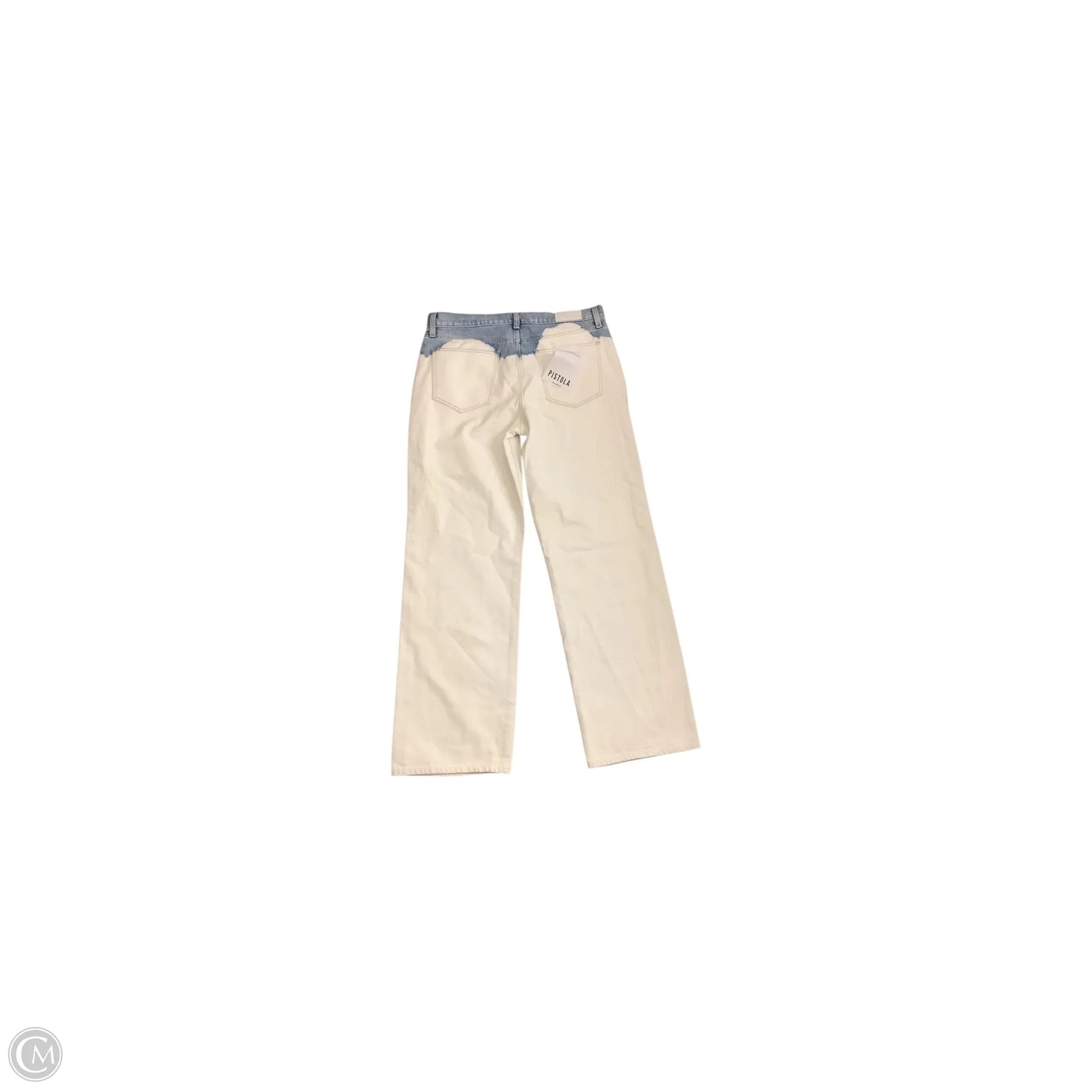 Jeans Straight By Pistola In Blue & White, Size: 10
