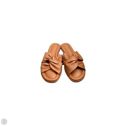 Sandals Flats By J. Crew In Brown, Size: 9.5