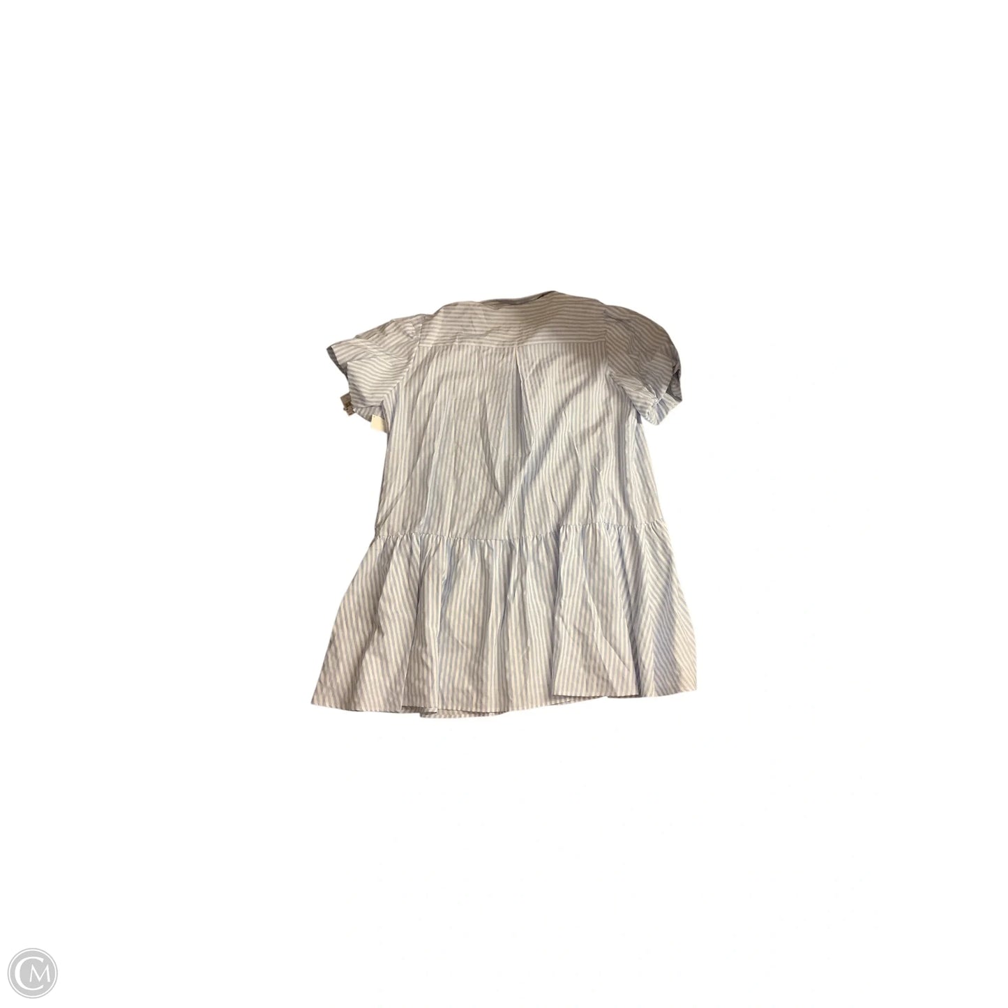 Dress Casual Midi By Clothes Mentor In Blue & White, Size: 3x