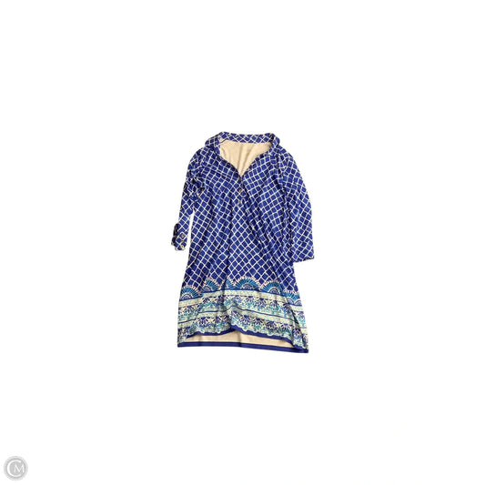 Dress Designer By Lilly Pulitzer In Blue & White, Size: Xl