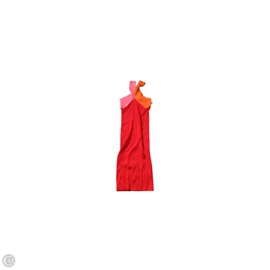 Dress Casual Midi By Le Superbe In Pink & Red, Size: M