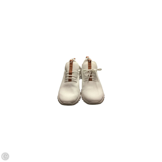 Shoes Sneakers By Nautica In Tan & White, Size: 10