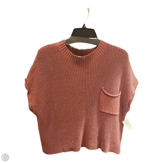 Top Short Sleeve Basic By Free People In Pink, Size: L