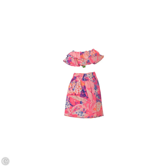 Skirt Designer By Lilly Pulitzer In Pink & Purple, Size: M