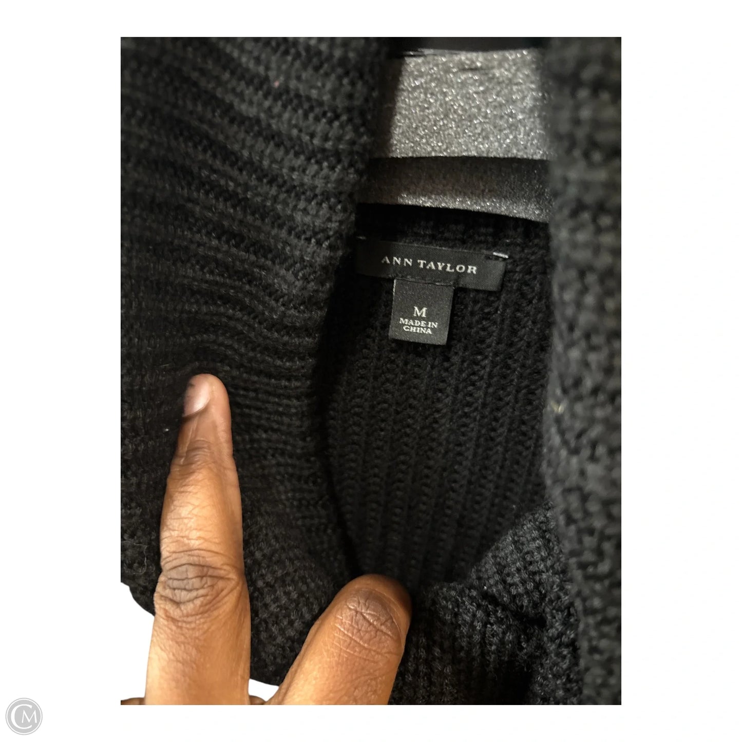 Sweater By Ann Taylor In Black & Brown, Size: M