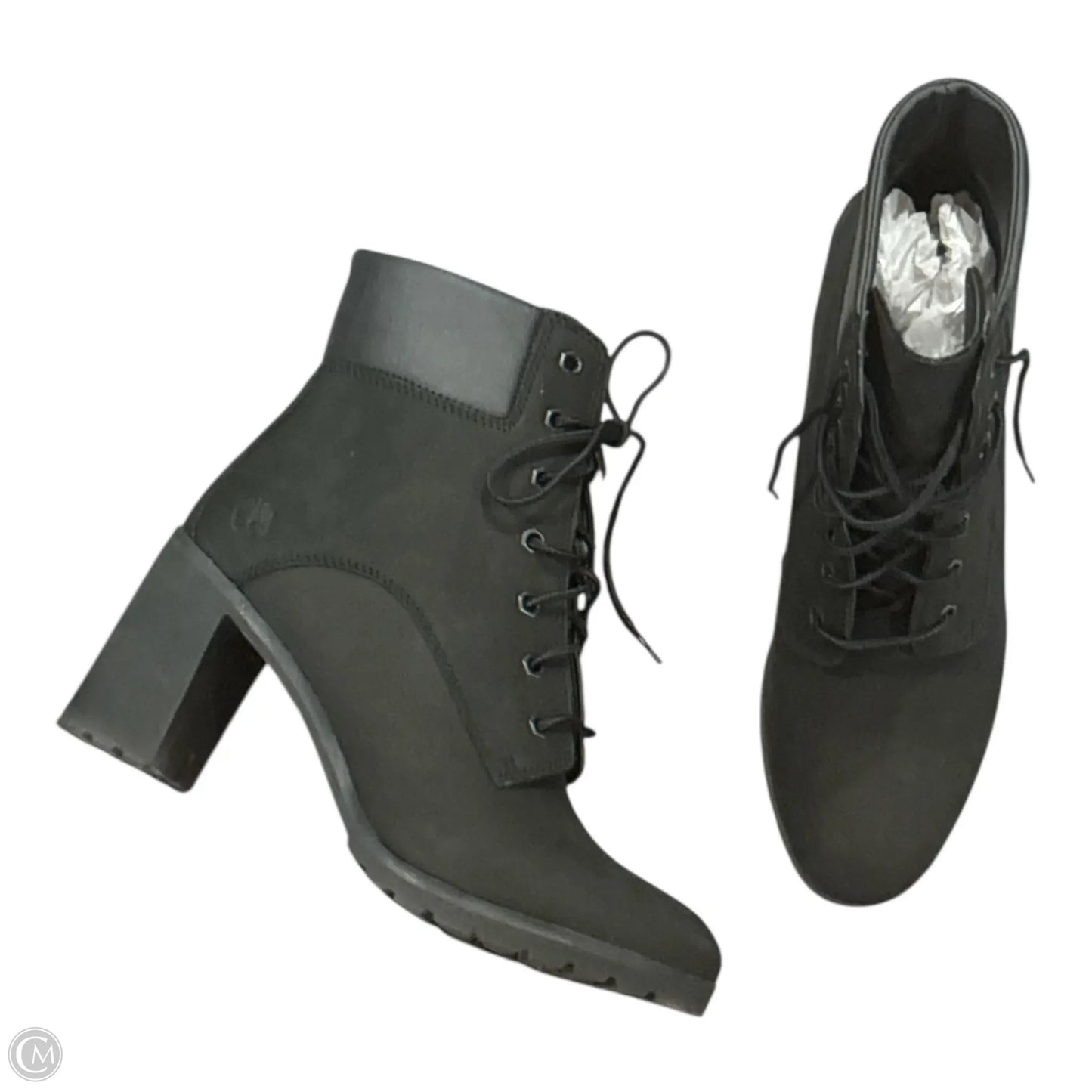 Boots Ankle Heels By Timberland In Black, Size: 9.5