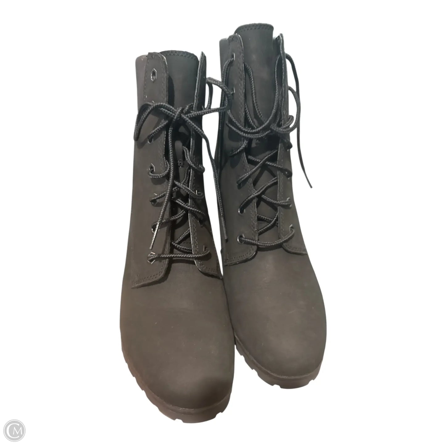Boots Ankle Heels By Timberland In Black, Size: 9.5