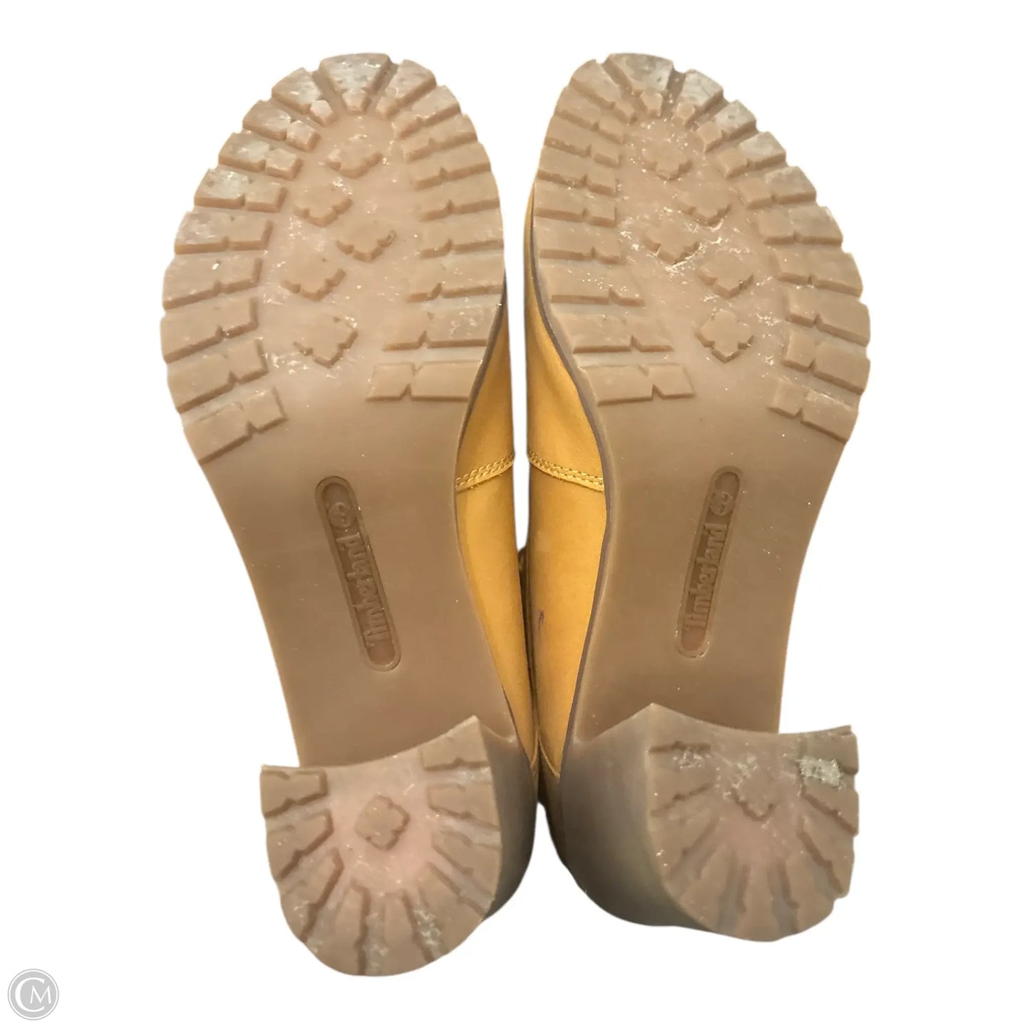 Boots Ankle Heels By Timberland In Tan, Size: 9.5