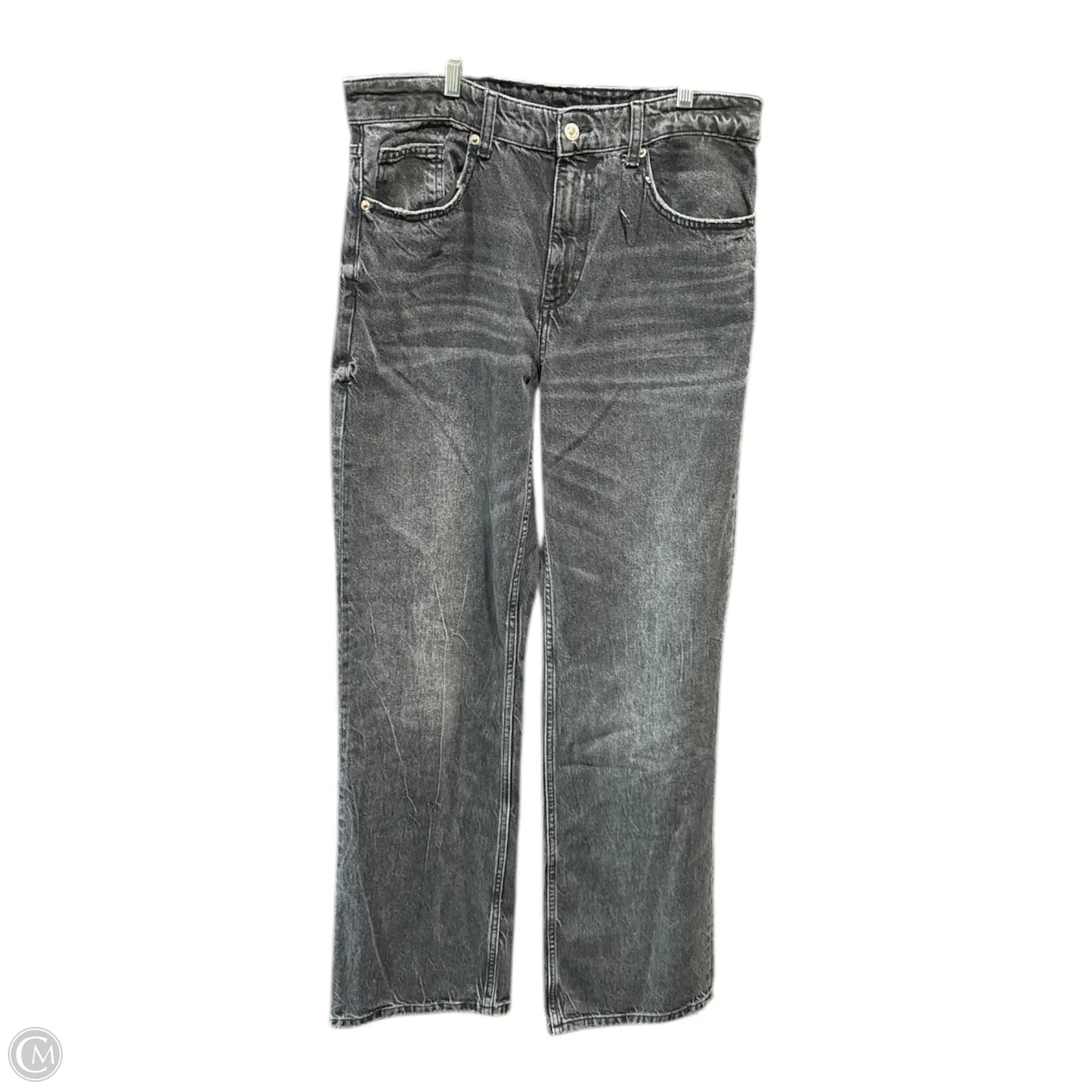Jeans Straight By Zara In Grey, Size: 10