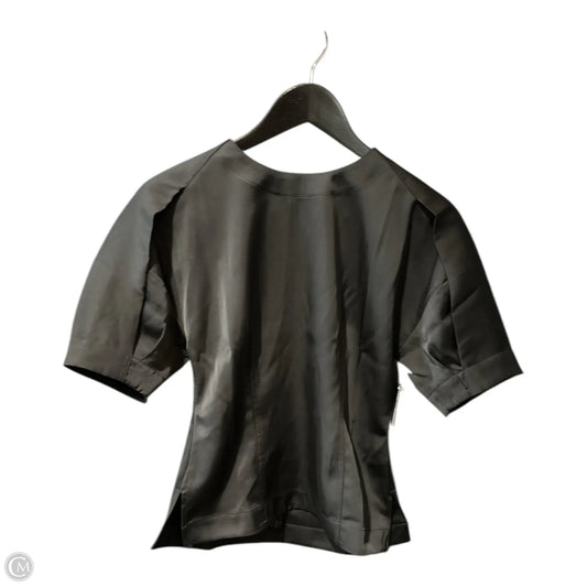 Top Short Sleeve By Banana Republic In Black, Size: 0