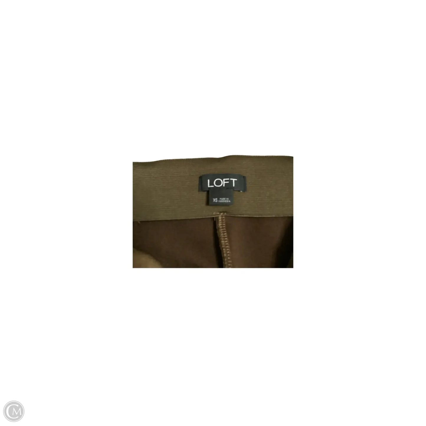 Pants Leggings By Loft In Brown, Size: Xs