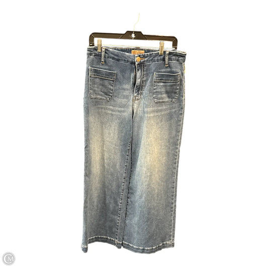Jeans Wide Leg By Kut In Blue, Size: 8