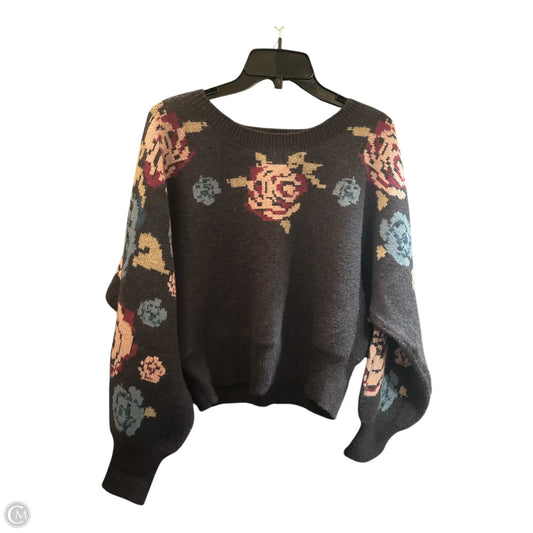 Sweater By Vici In Floral Print, Size: L