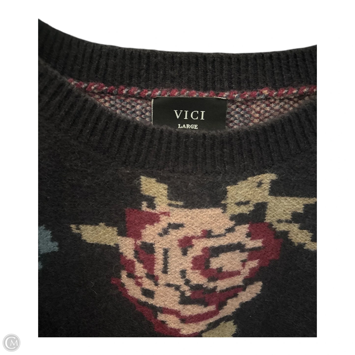 Sweater By Vici In Floral Print, Size: L